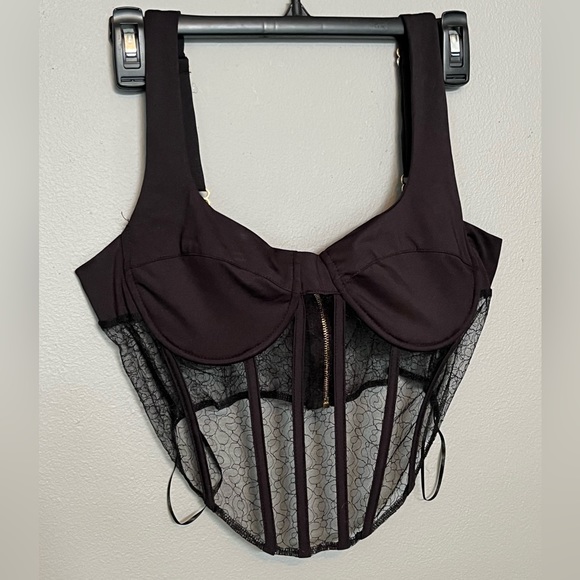 Mad For Love Tops - MAD FOR LOVE LACE CORSET